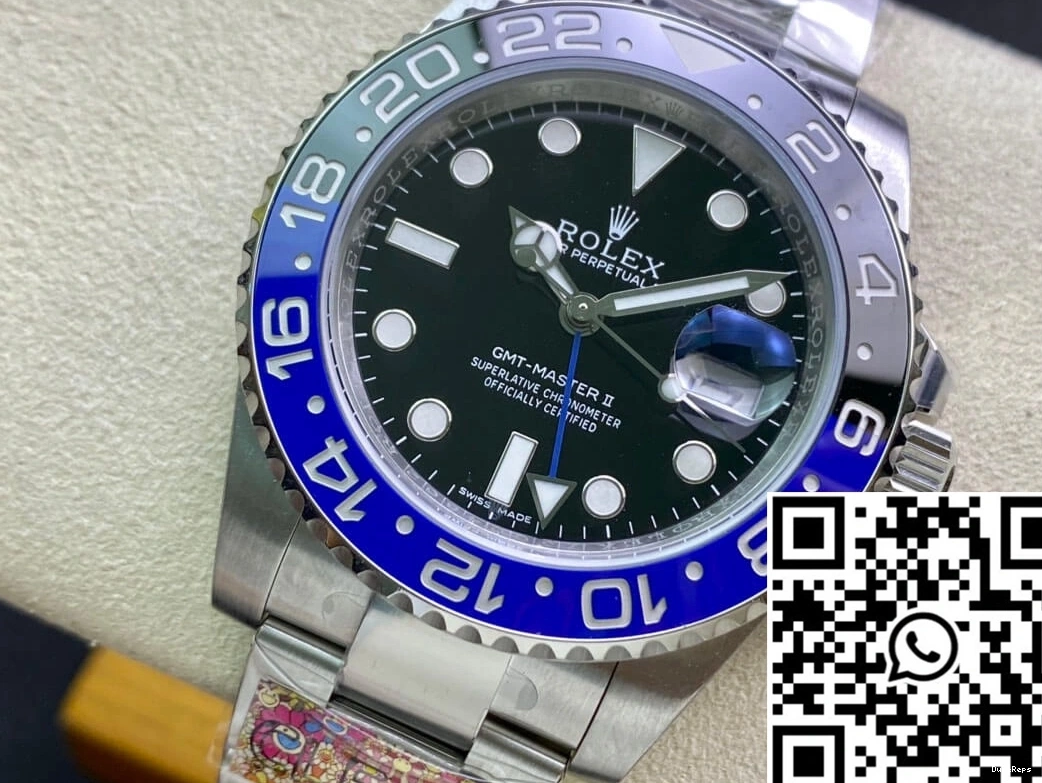 Black Clean Factory GMT Rolex Dial Master 116710BLNR-78200 II 0504